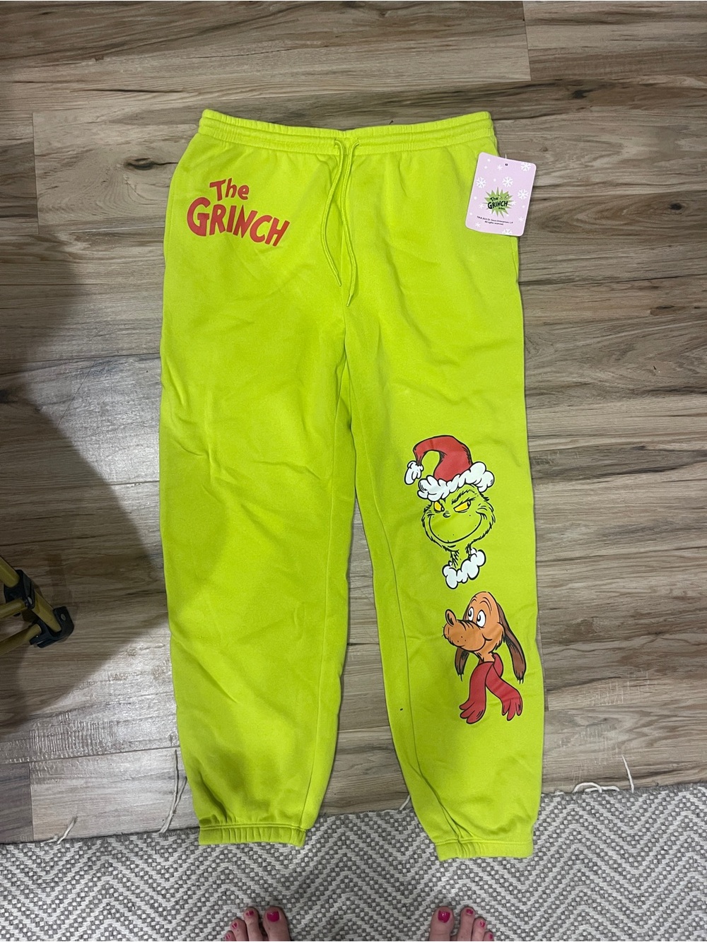 The Grinch Lime Green Graphic Joggers